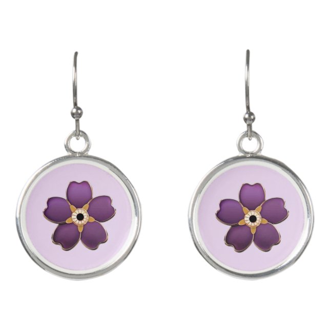 Armenian Flower Earrings (Front)