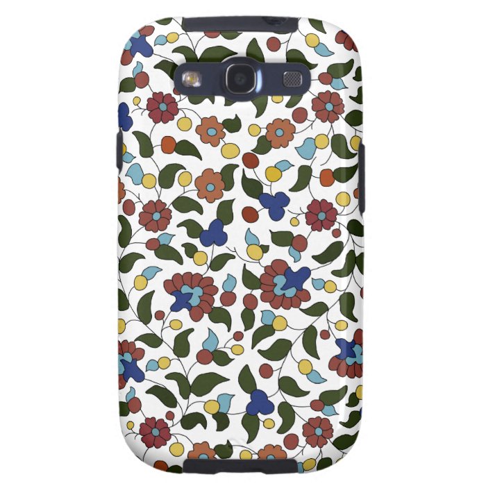Armenian flower pattern   Blue & White Samsung Galaxy SIII Cases