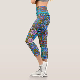 Armenian Folk Art High Waisted Capris