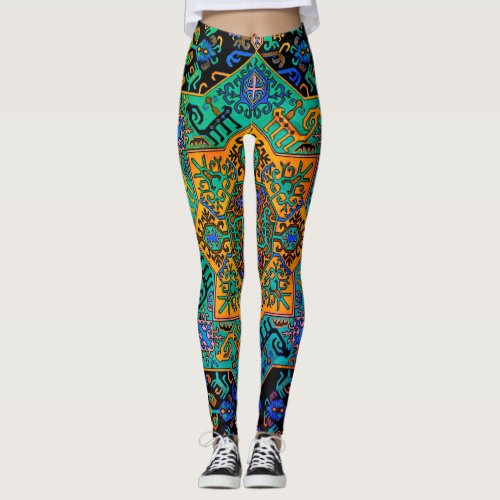 Armenian folk art leggings