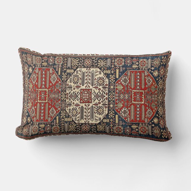 Armenian folk art lumbar pillow (Front)