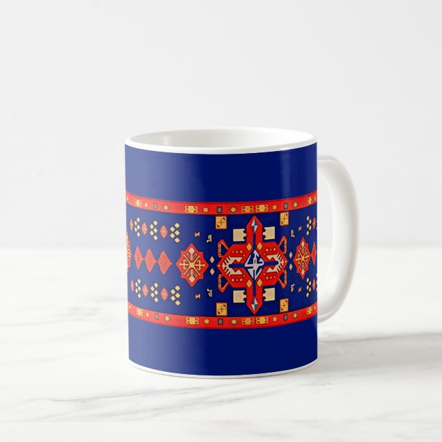 Armenian Folk Art Mug (Front Right)