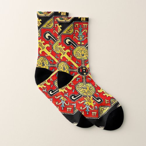 Armenian Folk Art Socks