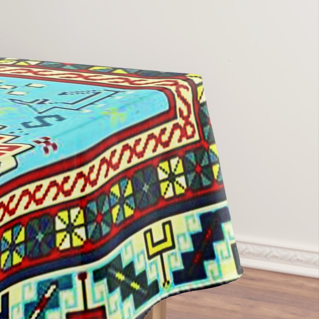 Armenian folk art tablecloth (In Situ)