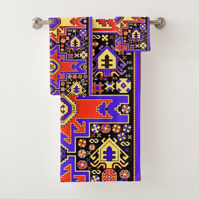 Armenian Folk Art Towel (Insitu)