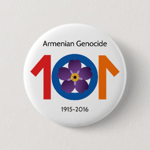Armenian Genocide 101 Years Commemorative Button