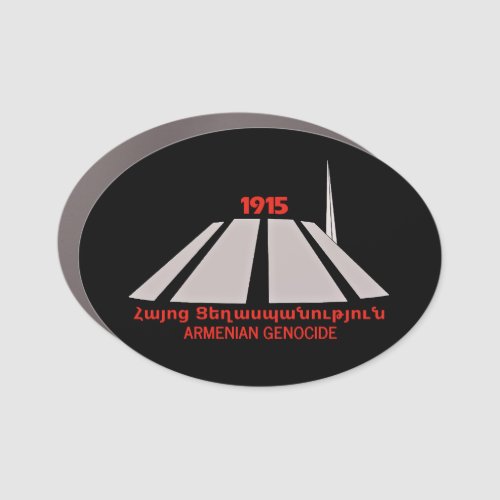 Armenian Genocide 1915 Car Magnet