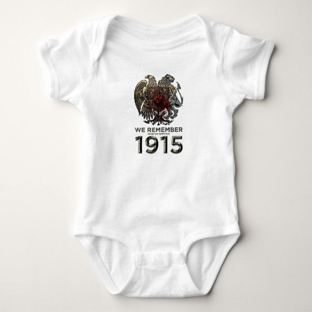 ARMENIAN GENOCIDE(24APRIL1915) BABY BODYSUIT (Front)
