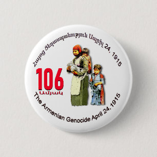 Armenian Genocide Memorial Button