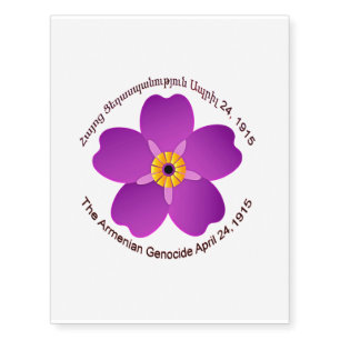 Armenian Genocide Temporary Tattoos