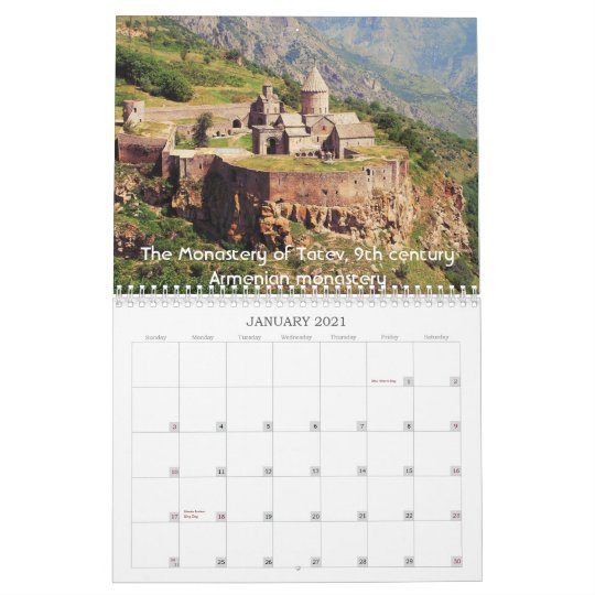 Armenian historical heritage Calendar