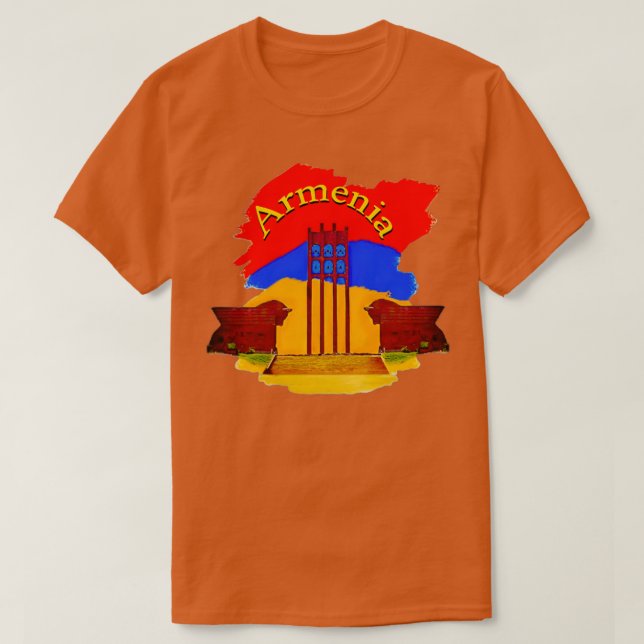 Armenian Independence Monument T-Shirt (Design Front)