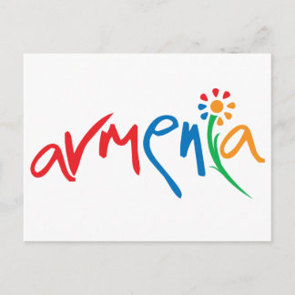 Armenian Official Logo Postcard