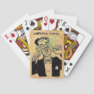 Armenian Saying Bicycle Playing Cards