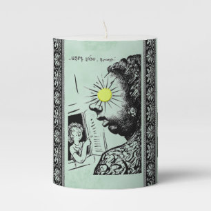 Armenian Saying Pillar Candle