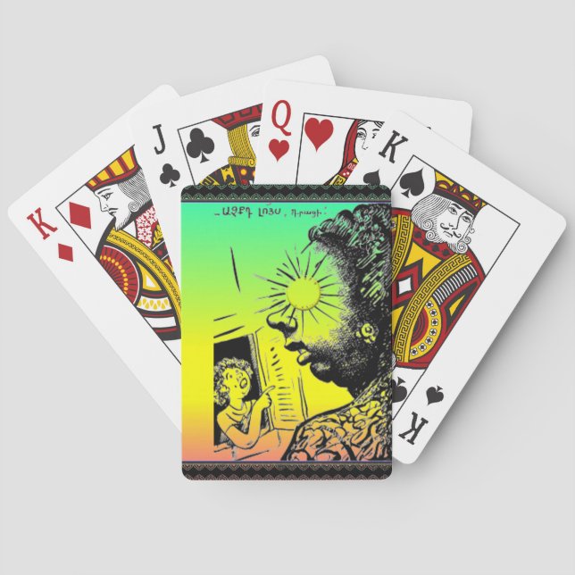 Armenian Saying Playing Cards (Back)