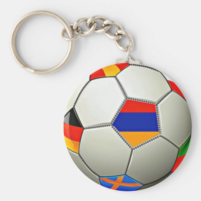 Armenian Soccer Keychain (Front)