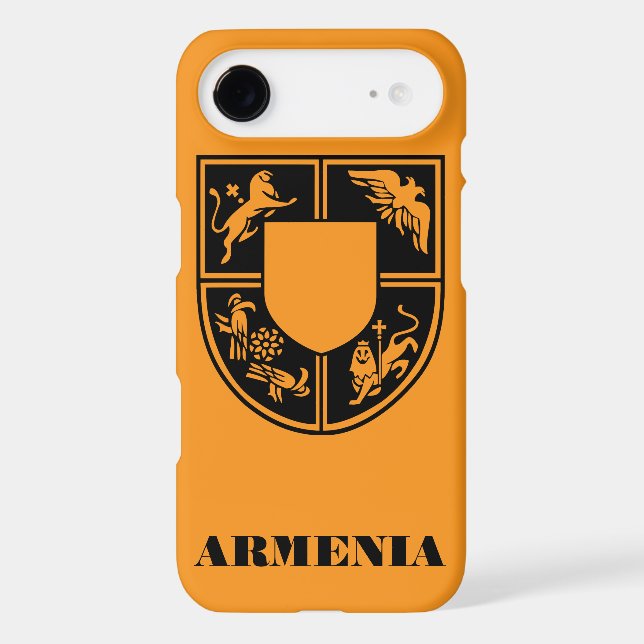 Armenian State Emblem Contemporary Art iPhone Case (Back)