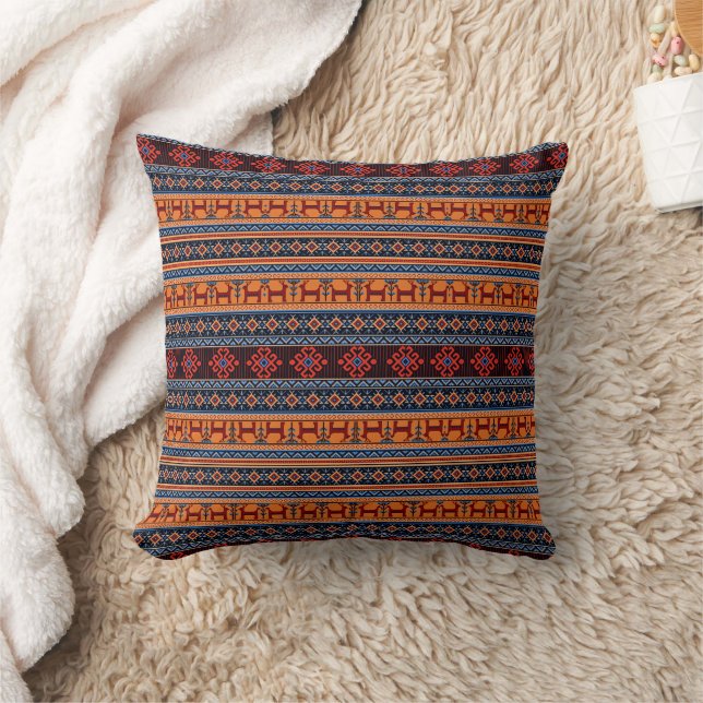 Armenian Traditional Art Throw Pillow (Blanket)