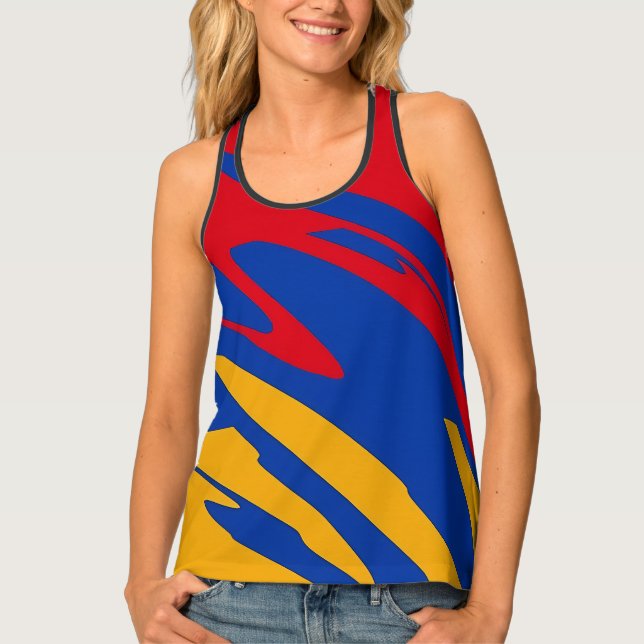 Armenian Tricolor Women's Tank Top (Front)