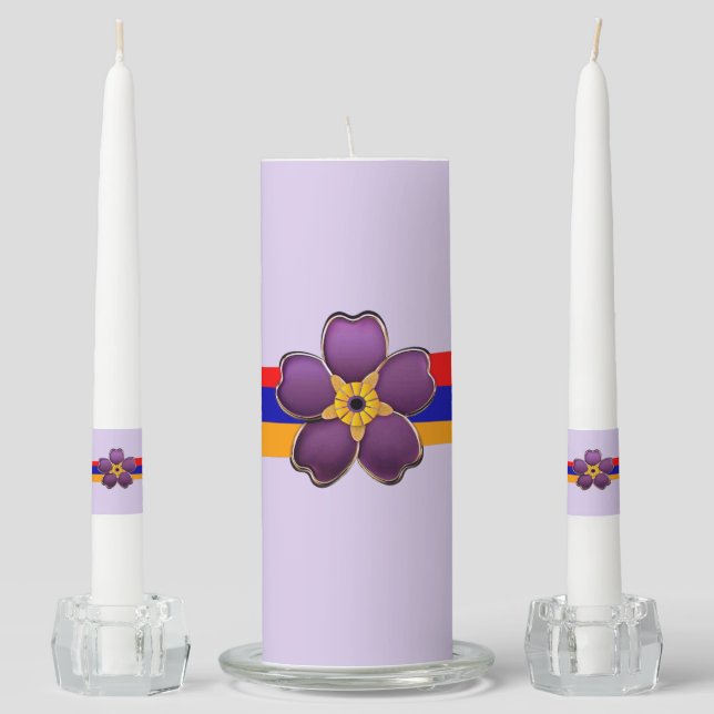 Armenian Unity Candle Set (Front)