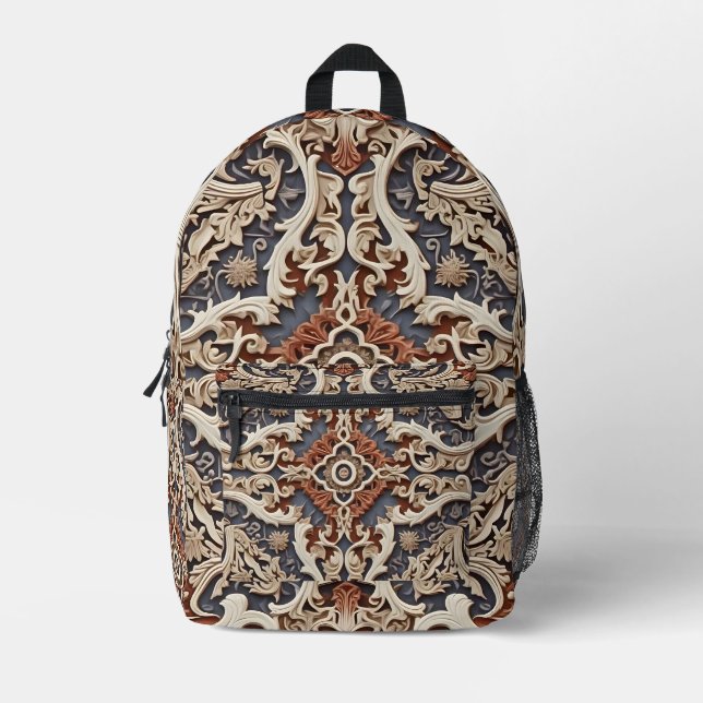 Armenian Whispers" Printed Backpack (Front)