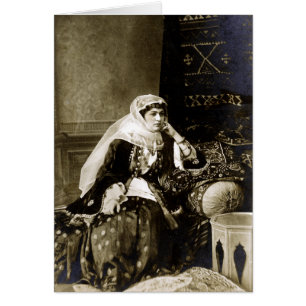 Armenian Woman Traditional Dress, circa 1800's