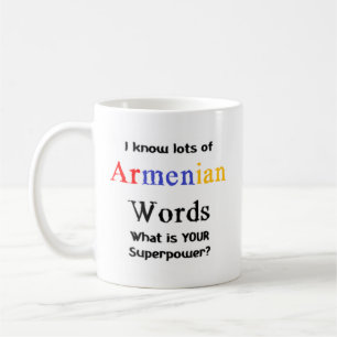 armenian words coffee mug