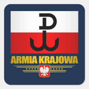 Armia Krajowa Square Sticker