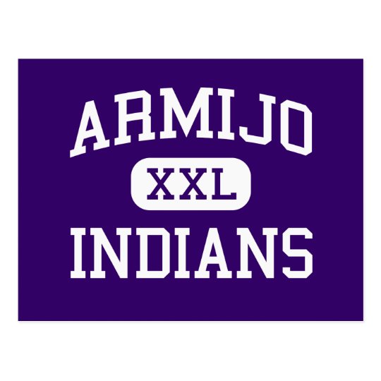 Armijo - Indians - High - Fairfield California Postcard