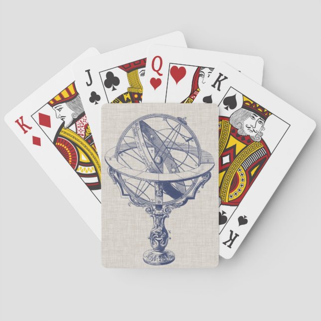 Armillary Sphere Poker Cards (Back)