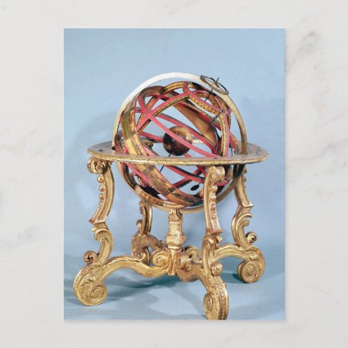 Armillary sphere postcard