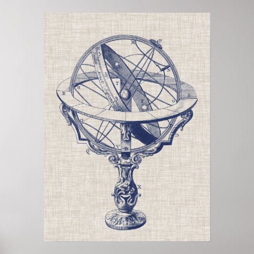 Armillary Sphere Poster