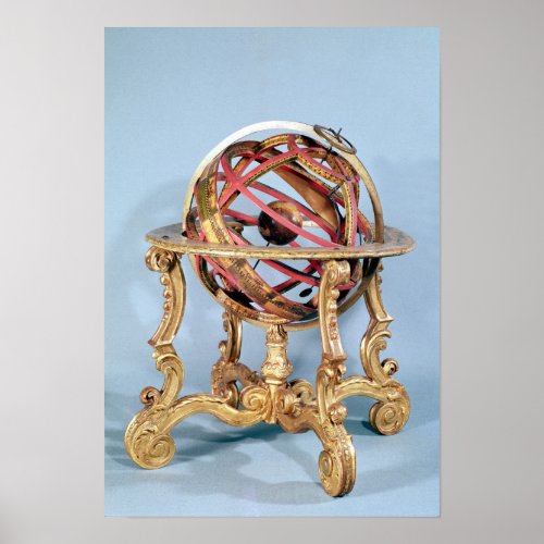 Armillary sphere poster