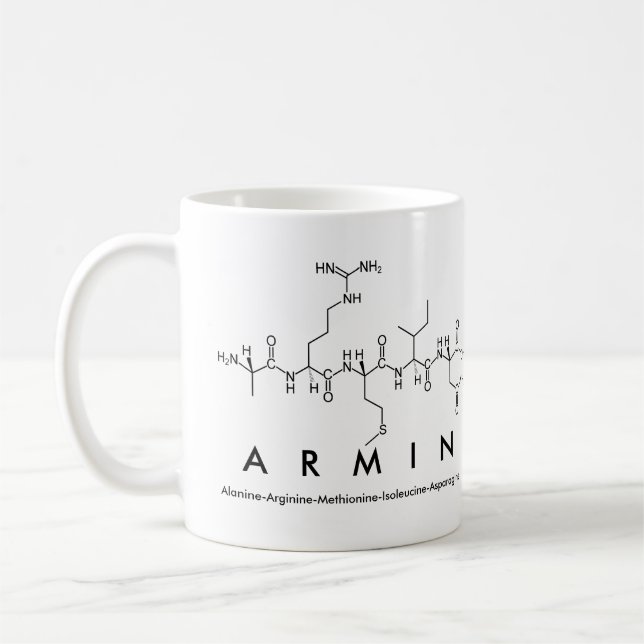 Armin peptide name mug (Left)