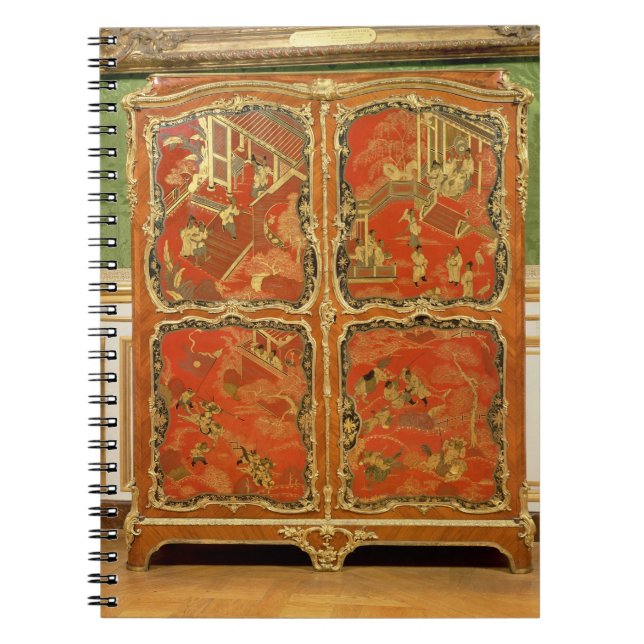 Armoire with four Chinoiserie red lacquer panels e Notebook (Front)