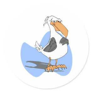 Armondo Albatross Classic Round Sticker