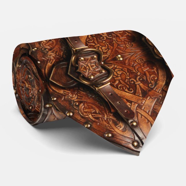 Armor abstract neck tie (Rolled)