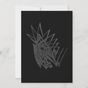 Armor Abstract Tribal Tattoo Art Thank You Card