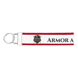 Armor and Faith Wristlet Keychain