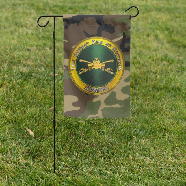 Armor Army Veteran “Tanker” Garden Flag (In SItu)