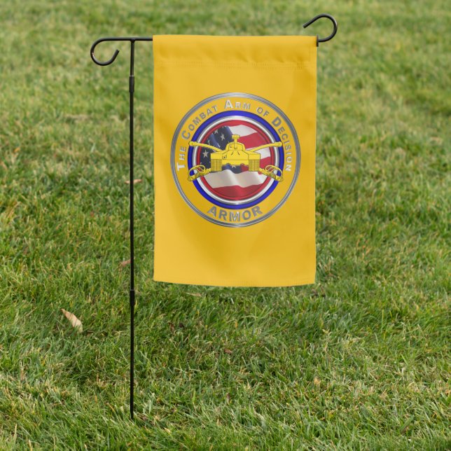 Armor Army Veteran “Tanker” Garden Flag (In SItu)