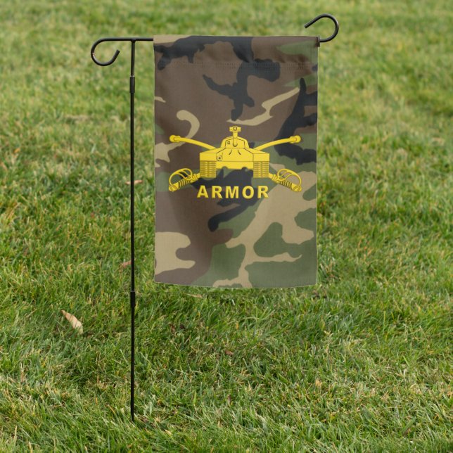 Armor Army Veteran “Tanker” Garden Flag (In SItu)