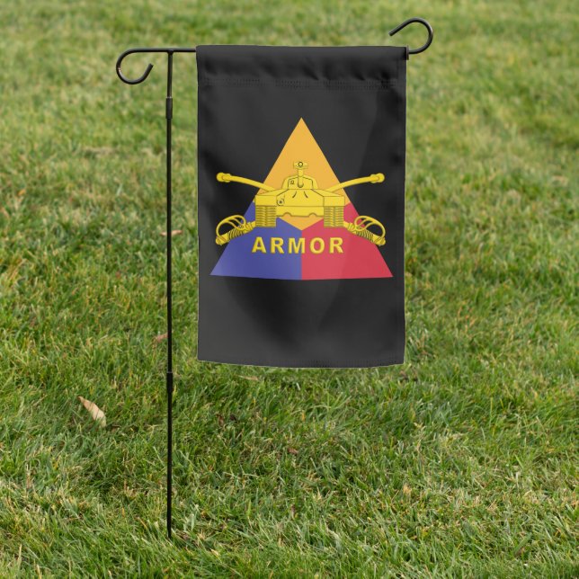 Armor Army Veteran “Tanker” Garden Flag (In SItu)