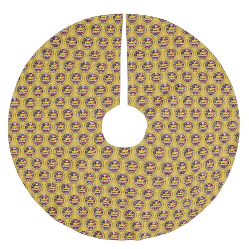 Armor  brushed polyester tree skirt