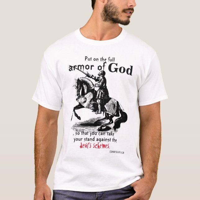 Armor Ephesians 6:11 T-Shirt (Front)
