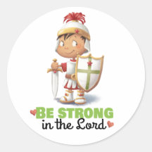 Armor of God Be strong in the Lord sticker
