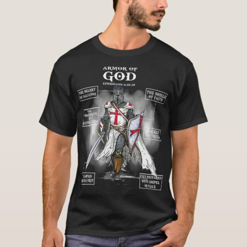 Armor Of God Bible Verse Great Gift For Religious  T_Shirt