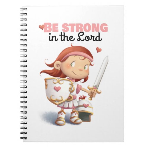 Armor of God Bible verse kids notebook