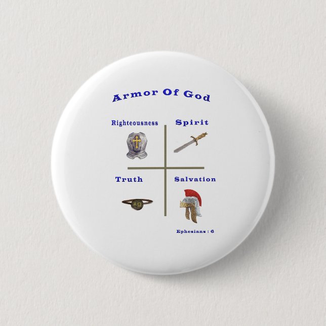 Armor of God Button (Front)